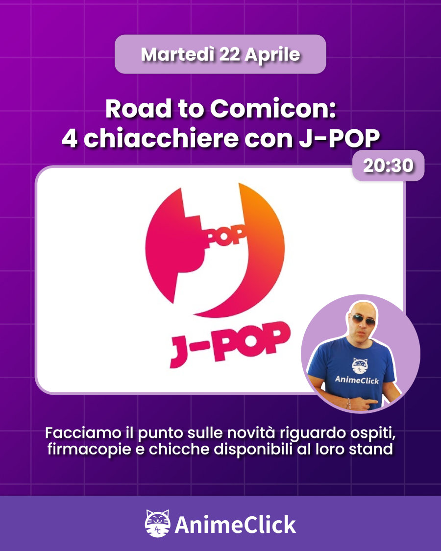 AnimeClick su Twitch: programma dal 21 al 27 aprile AnimeClick su Twitch: programma dal 21 al 27 aprile